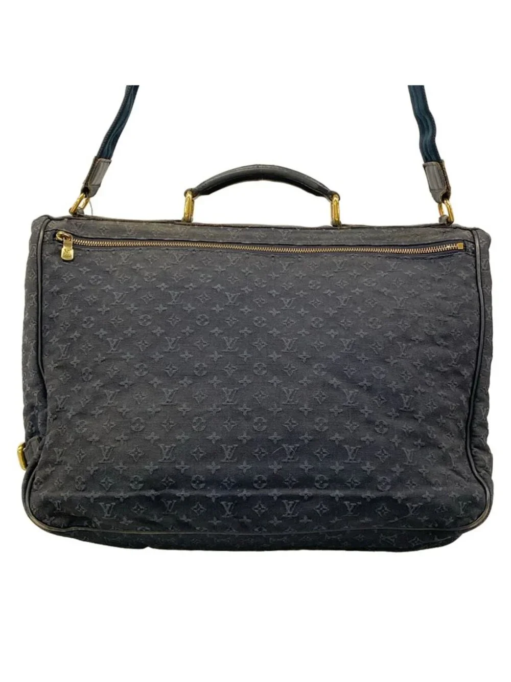 Louis Vuitton Shoulder Bag Monogram Mini Denise Blue